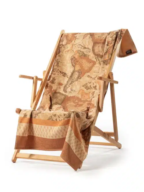 telo alviero martini geo classic geo cotone su sdraio