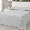copriletto jacquard grigio perla matrimoniale donsaro