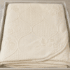 copriletto matrimoniale jacquard panna piegato donsaro