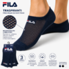 Pedulini pariscarpa unisex FILA traspiranti con microforatura confezione da 3 paia-colore-blu