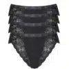 slip donna sloggi chic tai nero confezione da 4 pezzi