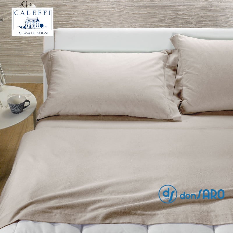 Caleffi Completo Lenzuola Flanella Tinta Unita - immagine 10