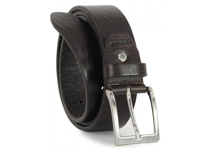 Cintura in vero cuoio volanato, Adpel 9545