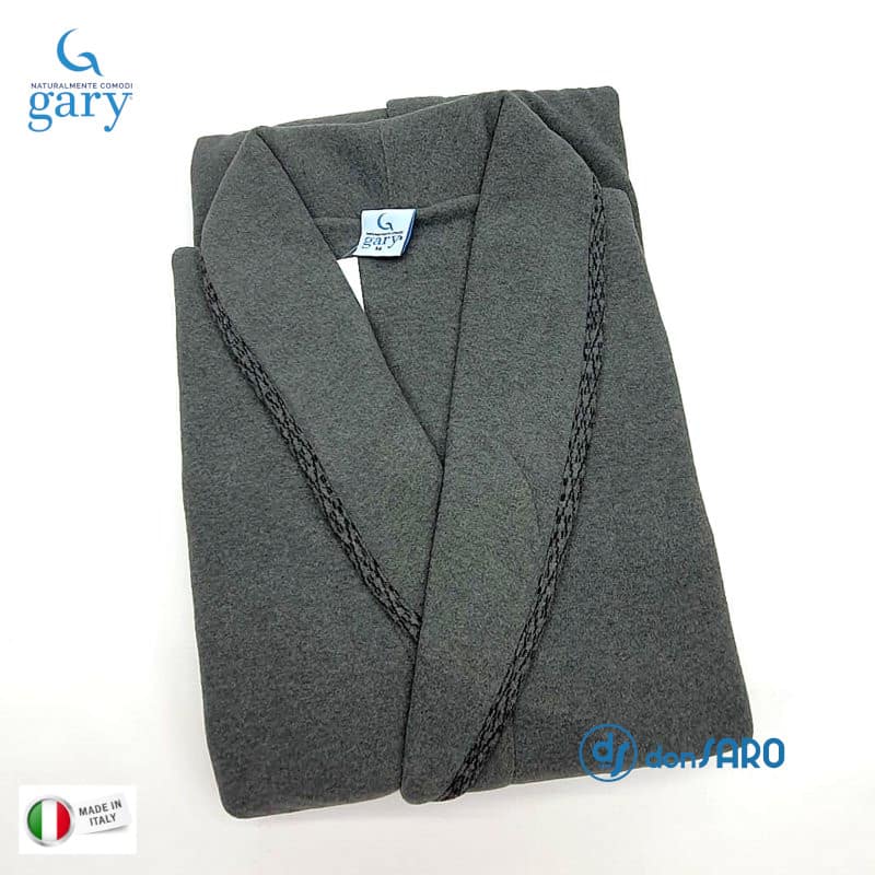 Vestaglia uomo punto Milano Gary con tasche e cintura - immagine 2