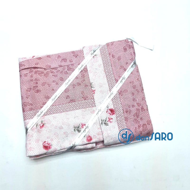 Completo lenzuola singolo disegno floreale, Rose