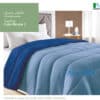 trapunta matrimoniale microfibra colore bluette cielo made italia