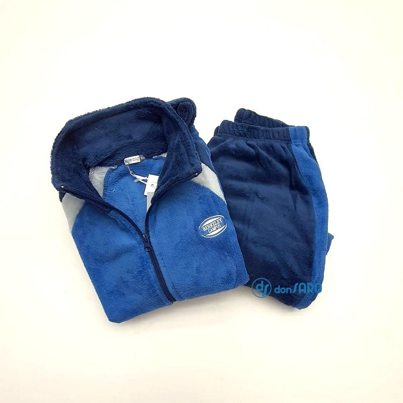 Pigiama uomo caldo Coral pile fleece, Karel 3314 - immagine 3