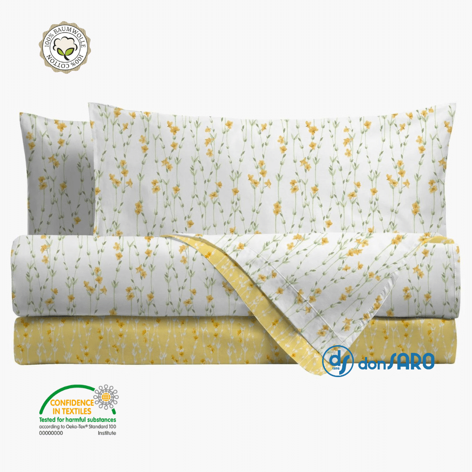 Completo letto matrimoniale floreale, Di maestro Astoria - immagine 3
