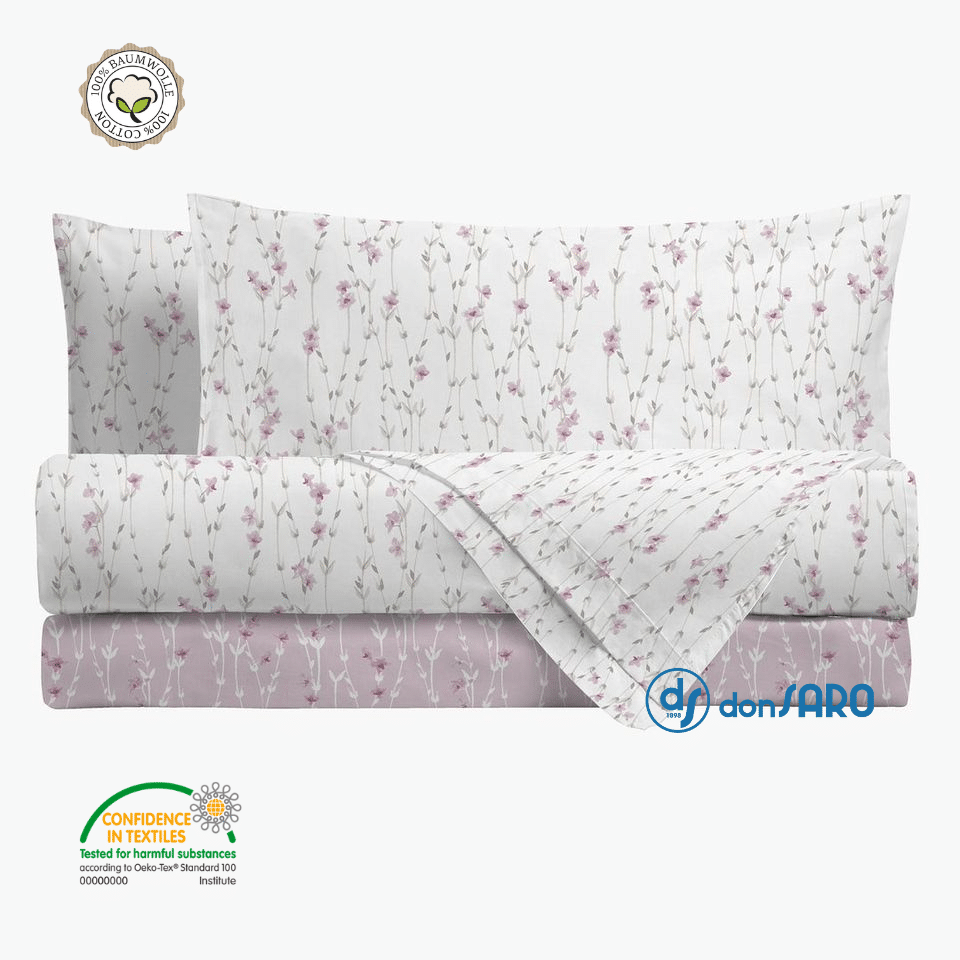 Completo letto matrimoniale floreale, Di maestro Astoria - immagine 5
