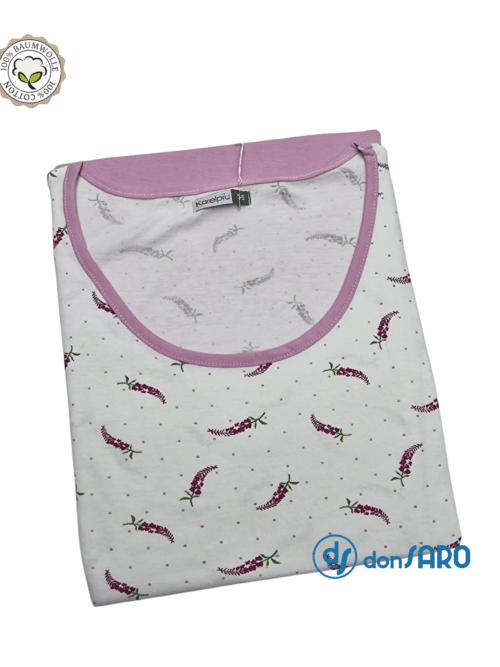 Pigiama donna conformato cotone pinocchietto, Karelpiù 4261