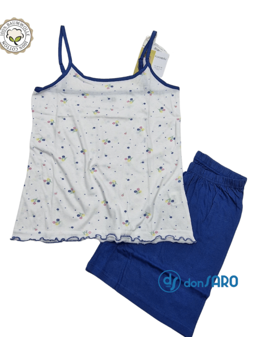 Pigiama donna bretellina stretta short cotone Karelpiù 4275