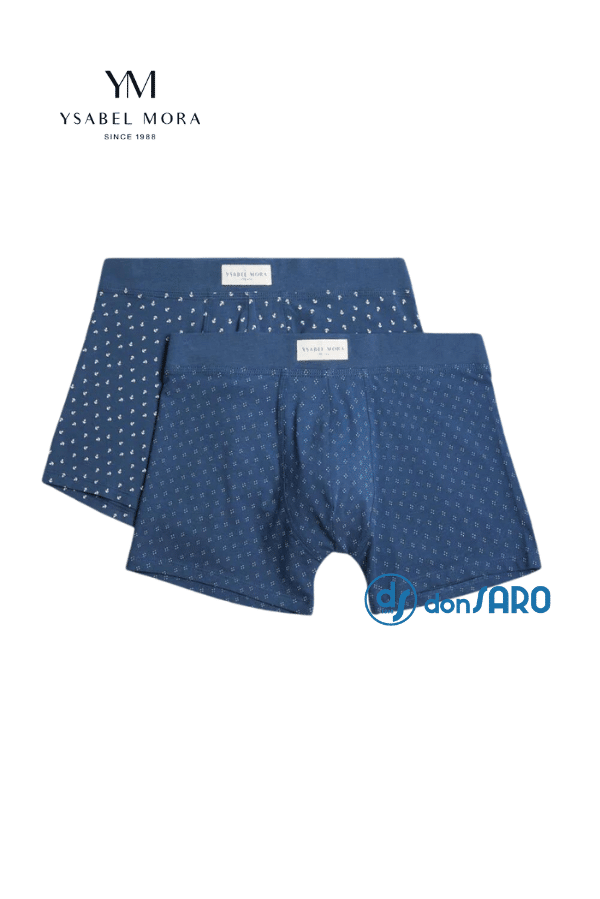 Boxer uomo cotone micro fantasia Ysabel Mora 20292 (2 paia)