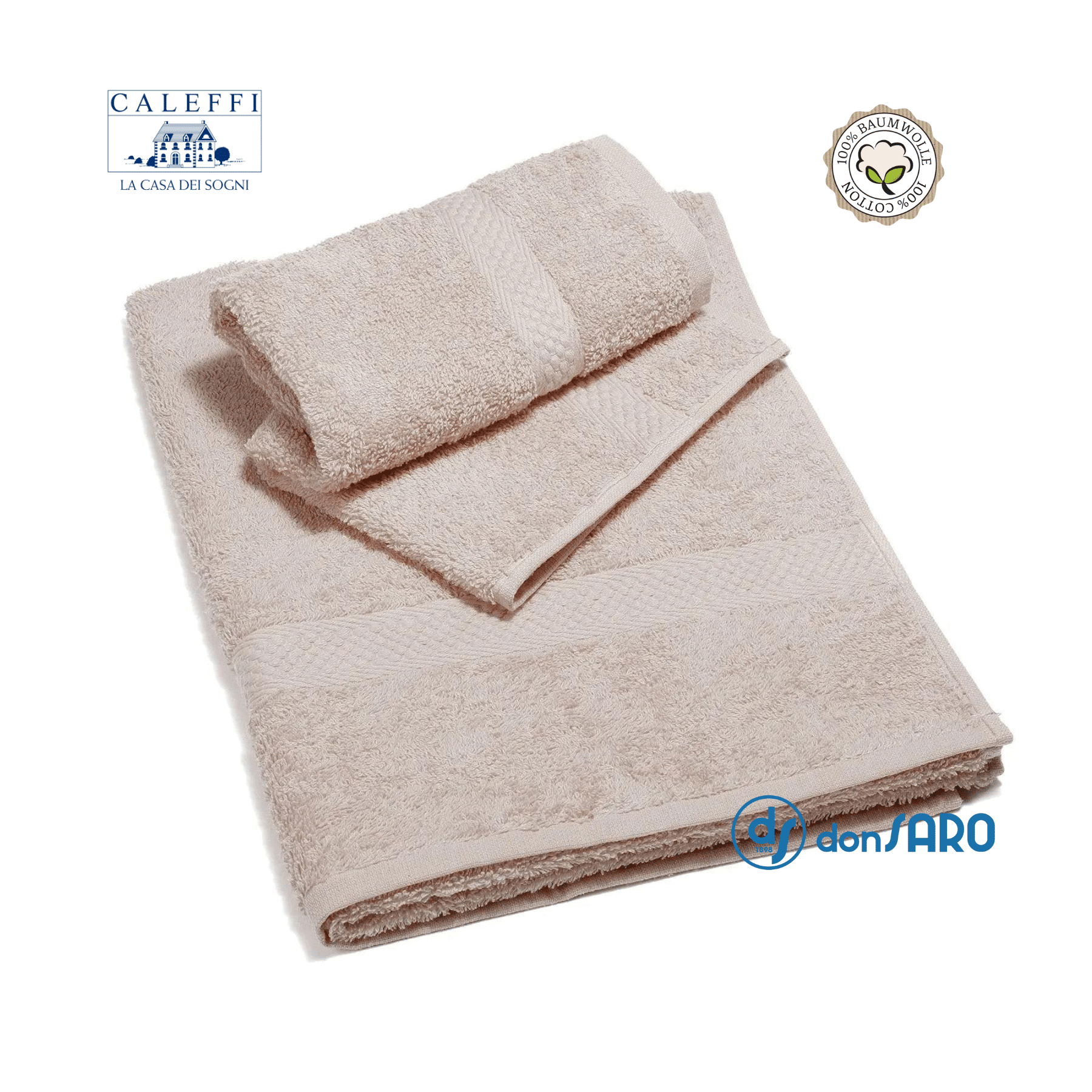 Coppia asciugamani Caleffi Minorca in cotone morbido - immagine 15