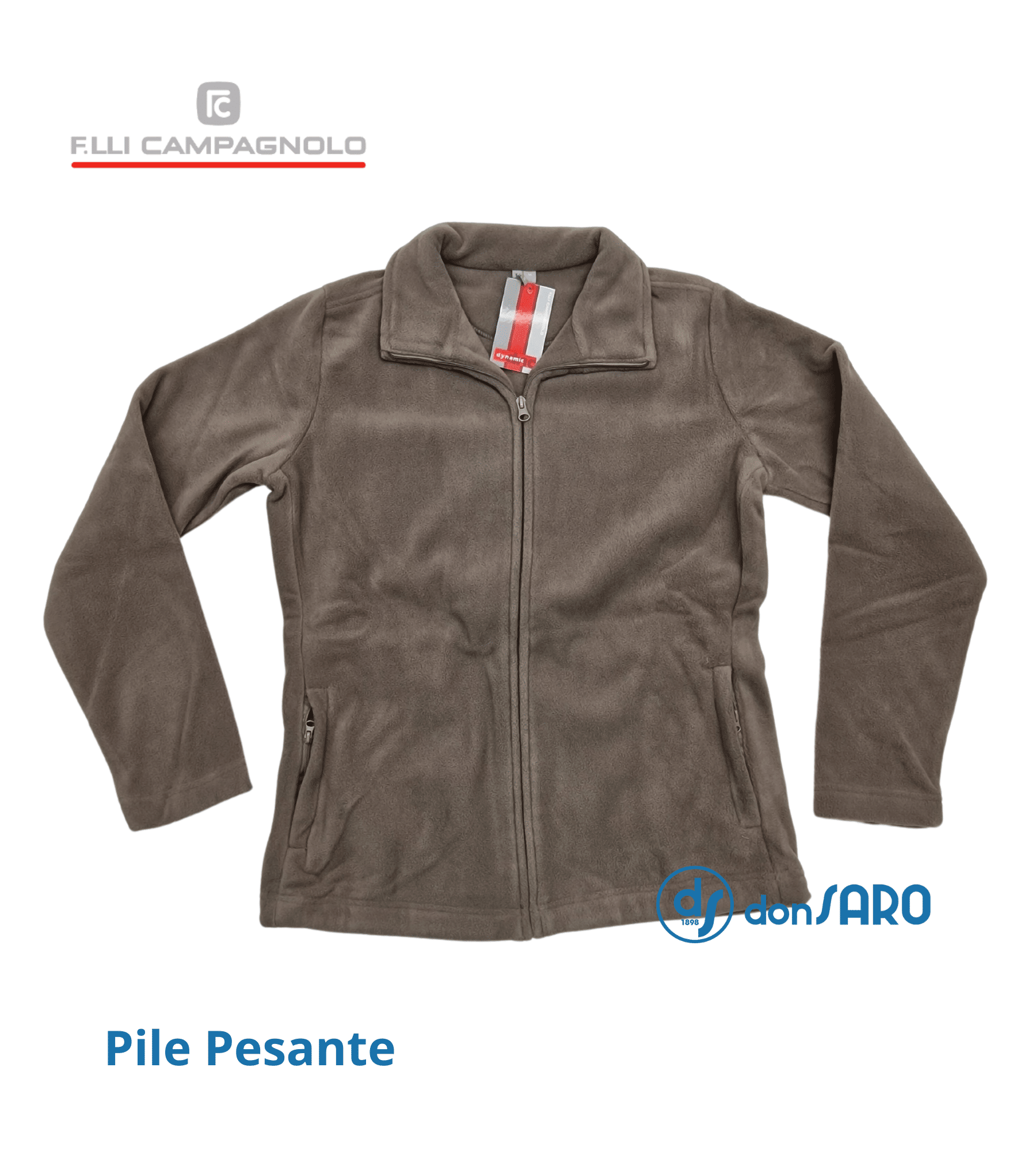 Giacca felpa donna con zip in pile pesante Campagnolo - immagine 4