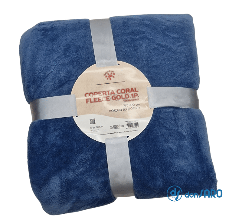 Plaid Coral feel tinta unita, Gold - immagine 10