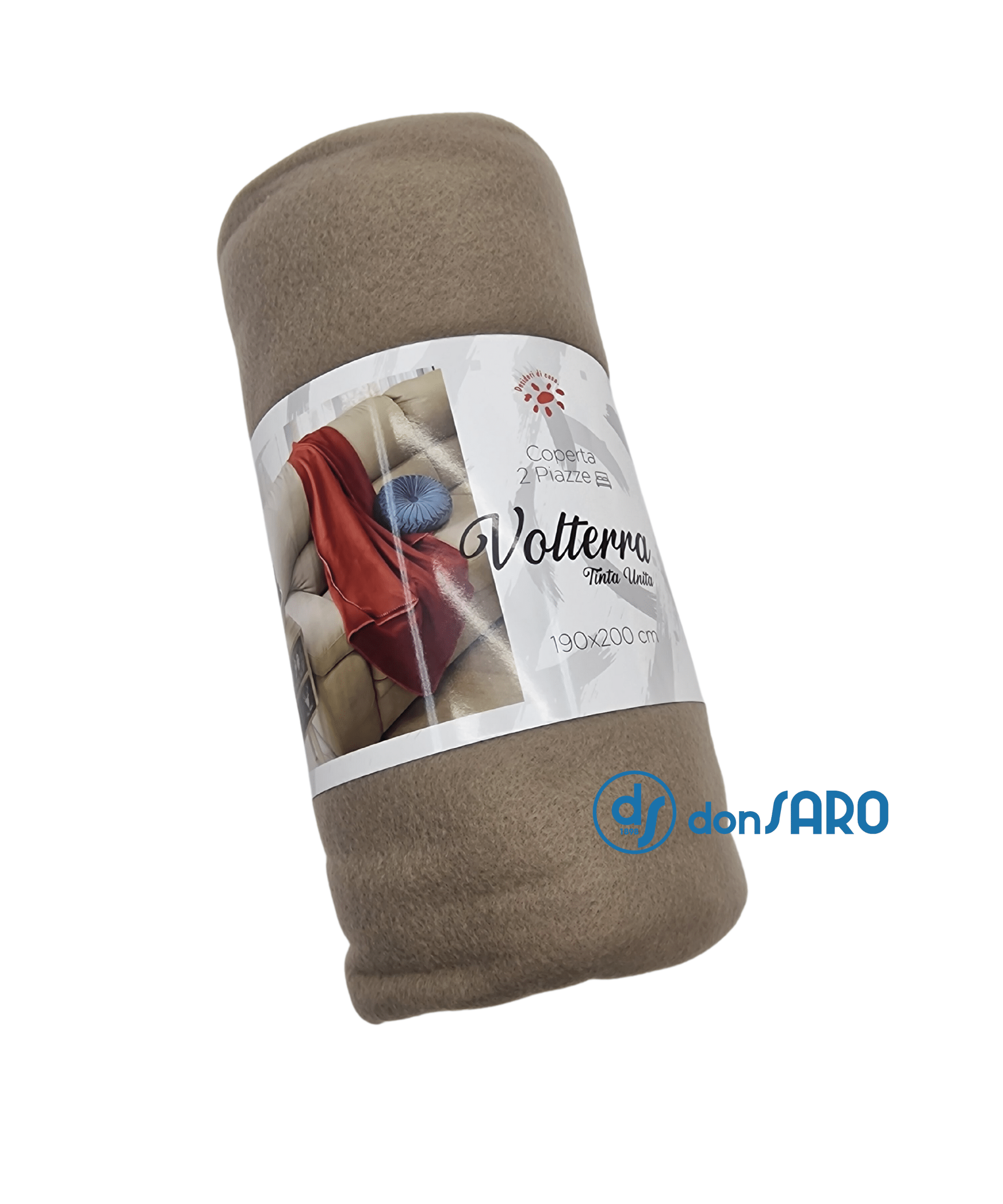 Coperta plaid tinta unita pile, Volterra - immagine 6