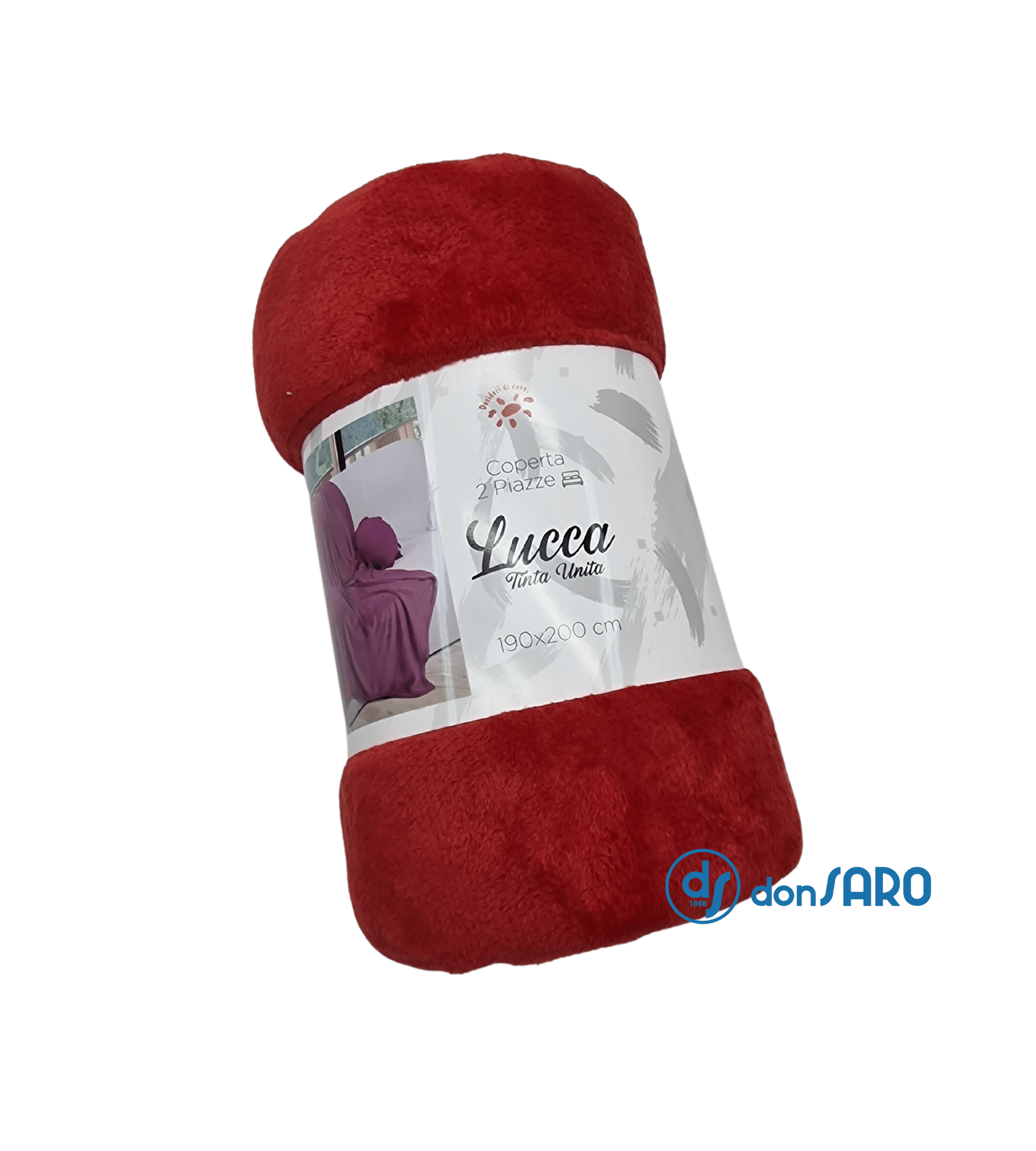 Coperta tinta unita super soft effetto cashmere, Lucca - immagine 8
