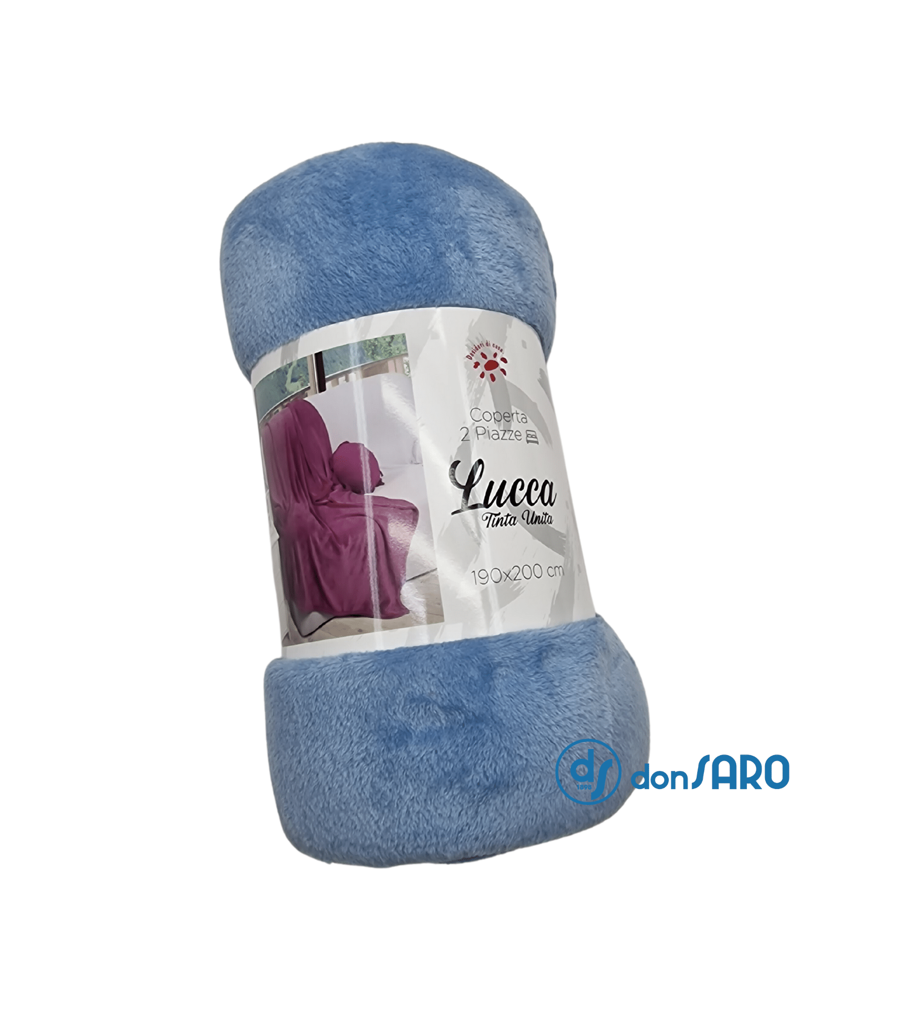 Coperta tinta unita super soft effetto cashmere, Lucca - immagine 13