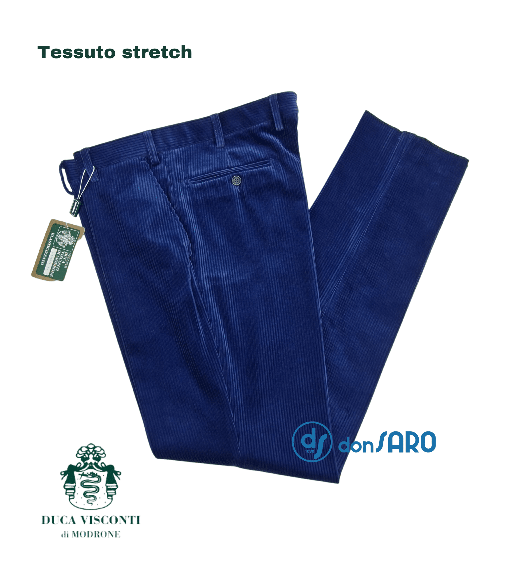 Pantalone velluto Duca Visconti 500 righe art. 813 - immagine 16