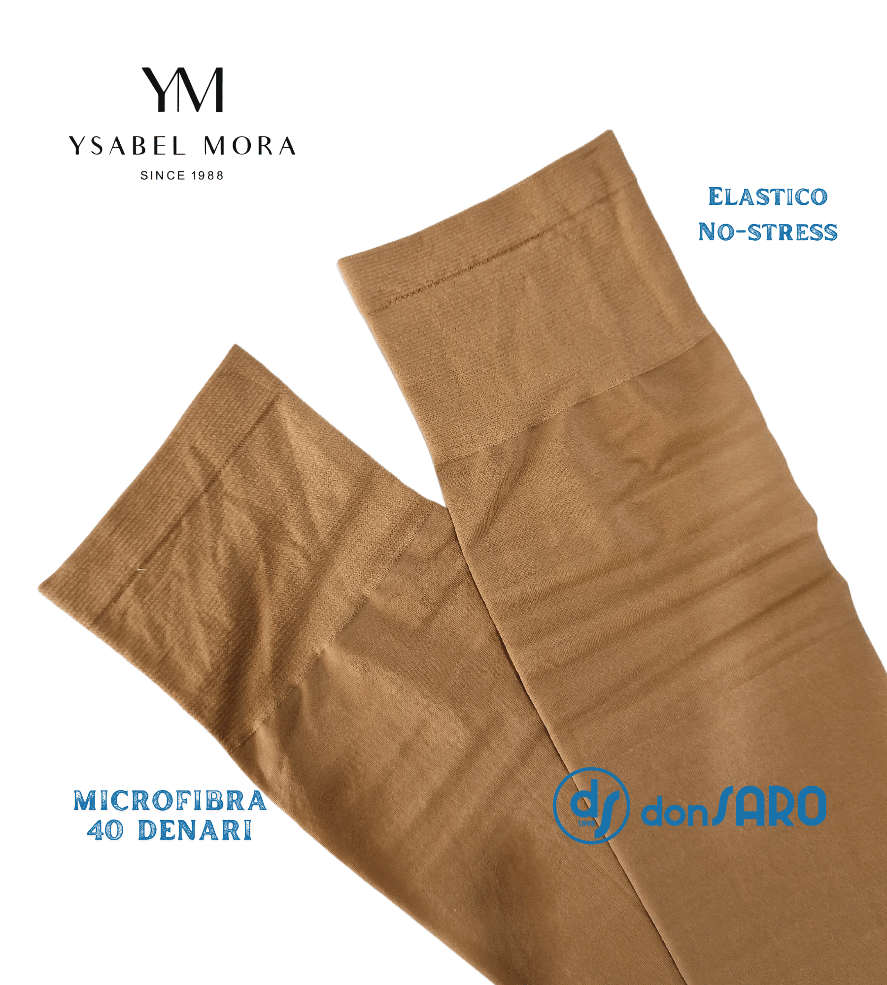 Gambaletto donna 40 den elastico no-stress Ysabel Mora 15118 - immagine 3