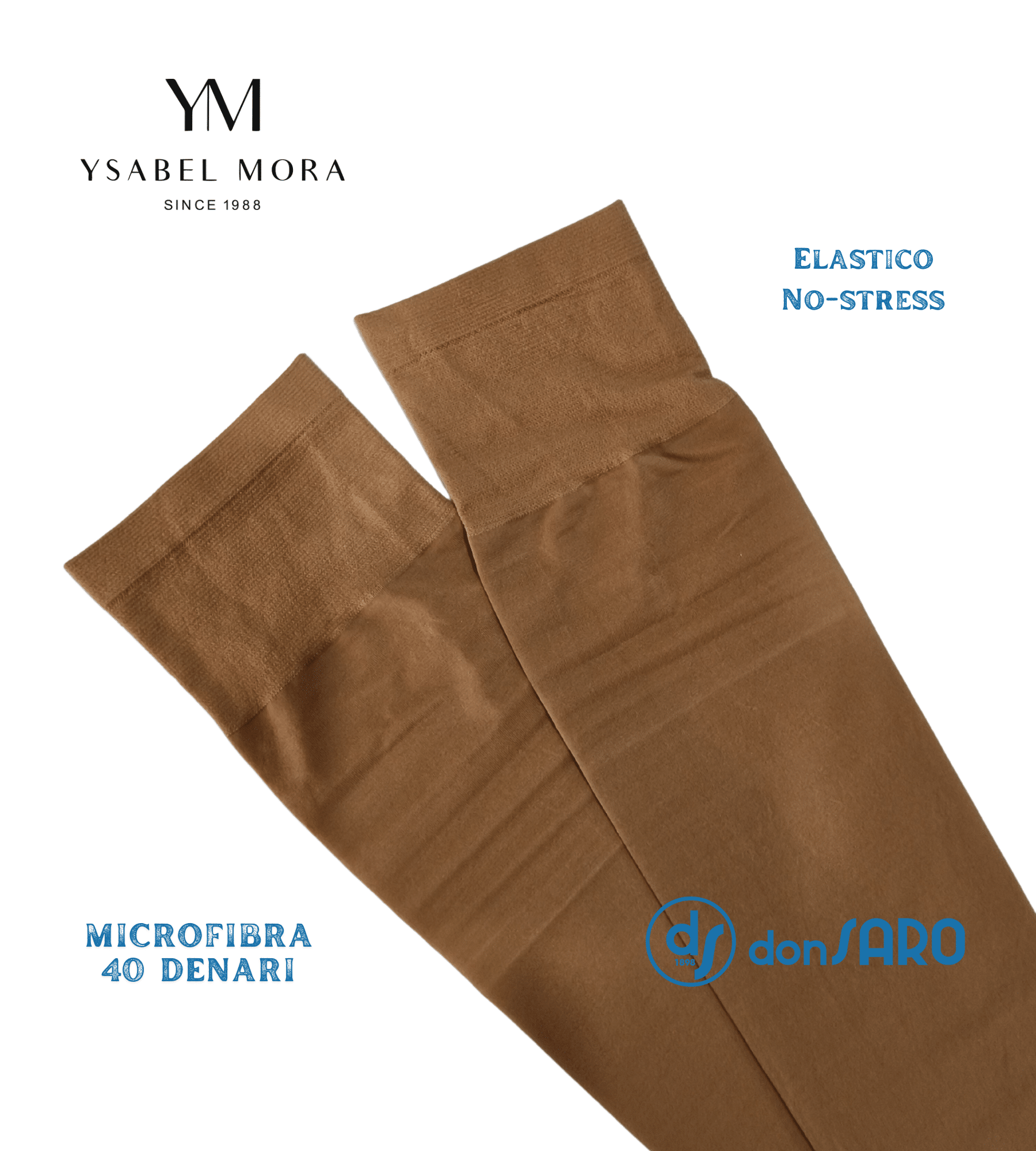 Gambaletto donna 40 den elastico no-stress Ysabel Mora 15118 - immagine 4