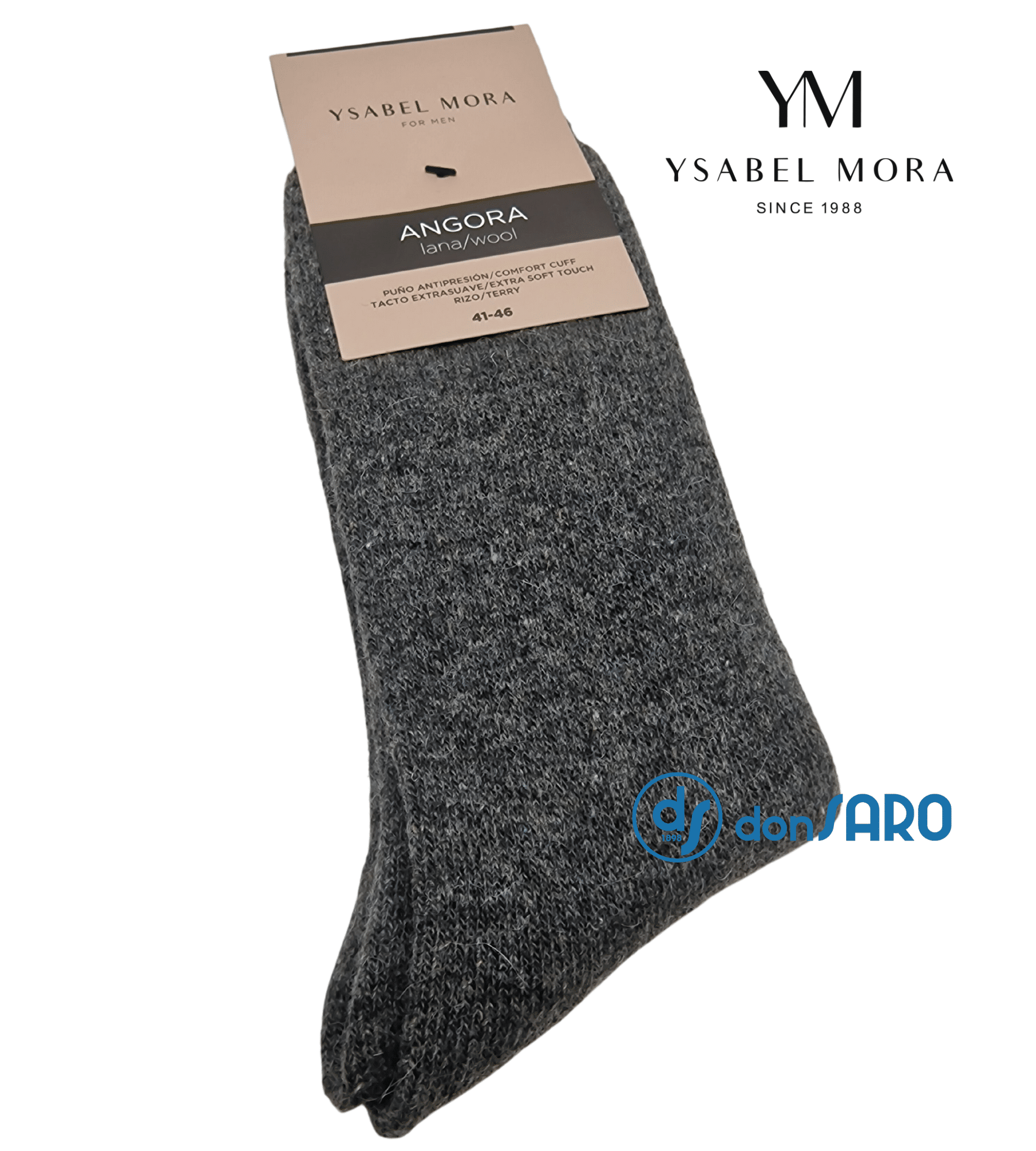 Calza corta uomo lana angora, Ysabel Mora 22346 - immagine 2