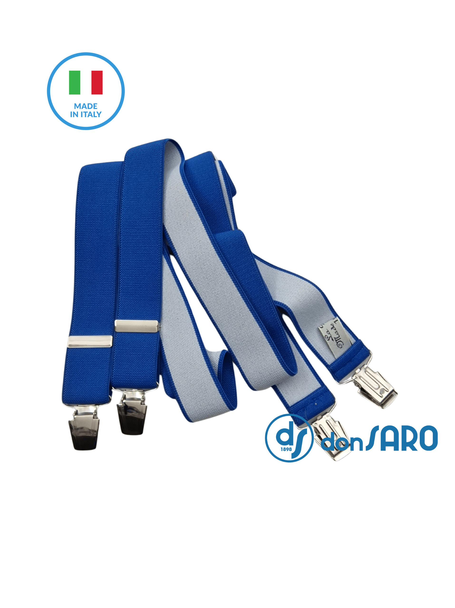 Bretelle uomo Fortex tinta unita con clips Made Italia - immagine 9