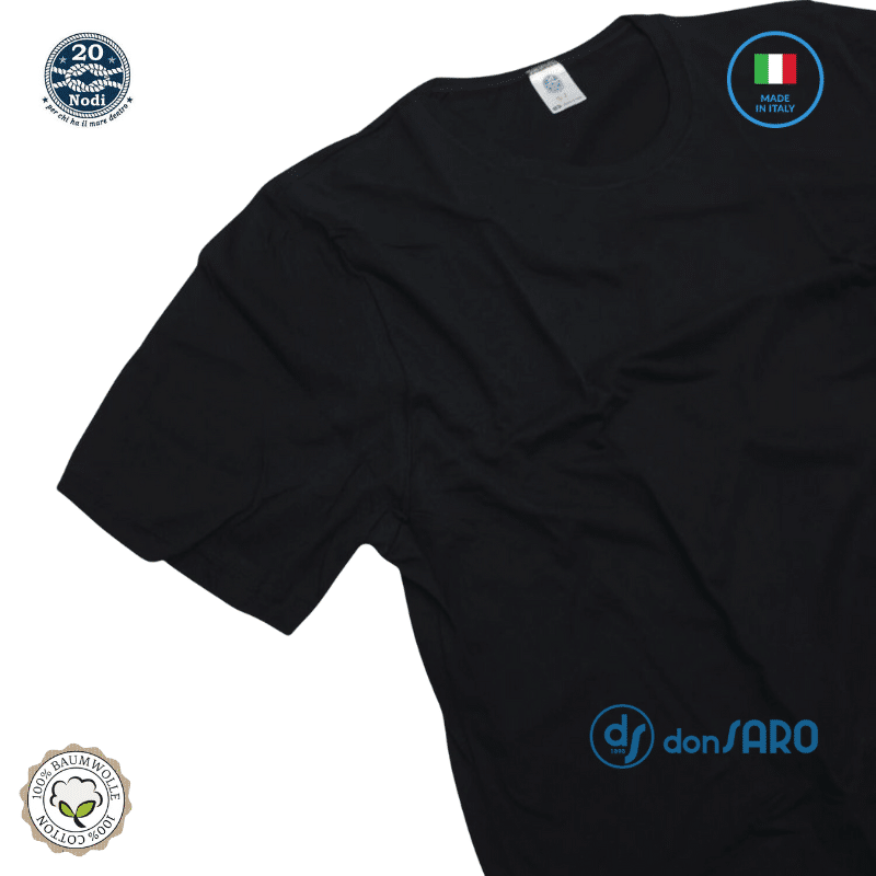 T-shirt uomo manica corta cotone taglie forti, 20 nodi 1002 - immagine 3