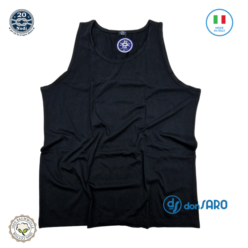 Canottiera uomo spalla larga taglie forti, 20 Nodi 1005 - immagine 2