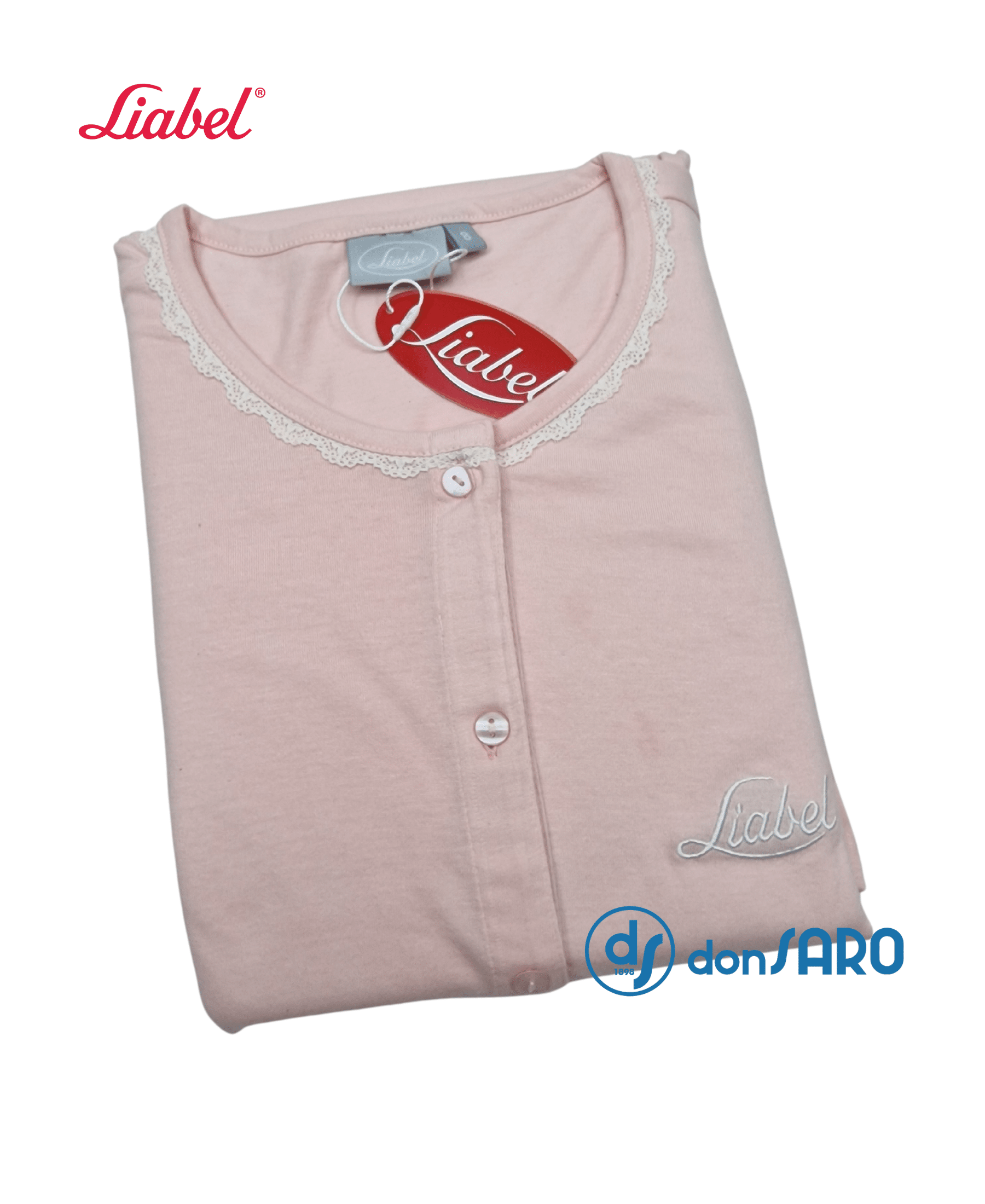 Pigiama donna cotone manica lunga, Liabel 20015