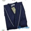 vestaglia uomo cotone rigatino bb made italia colore rigatino blu