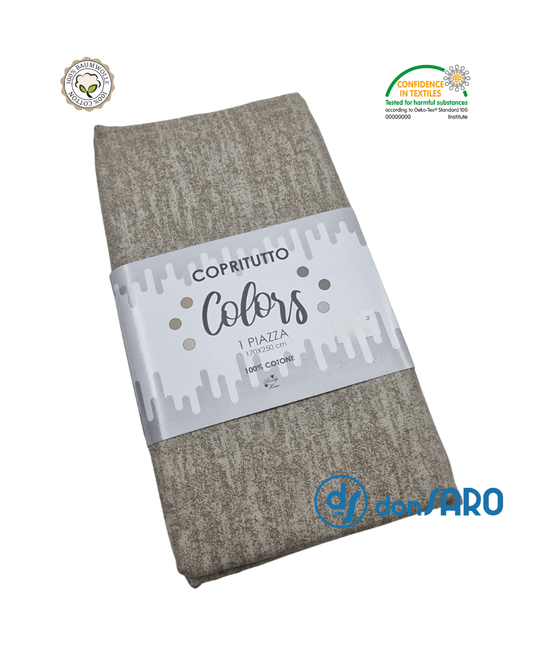 Telo copridivano copritutto granfoulards, melange Colors - immagine 3