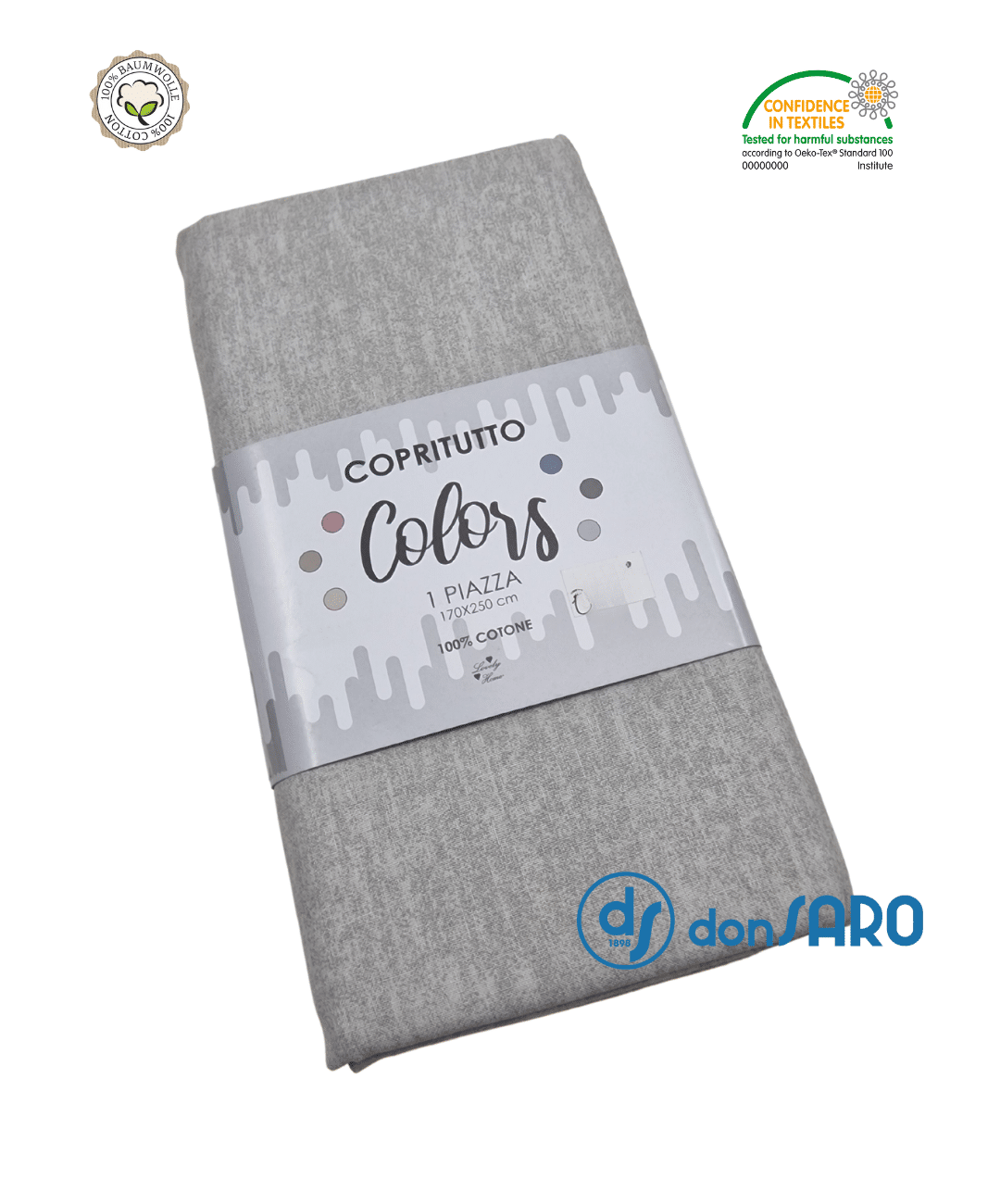 Telo copridivano copritutto granfoulards, melange Colors - immagine 5