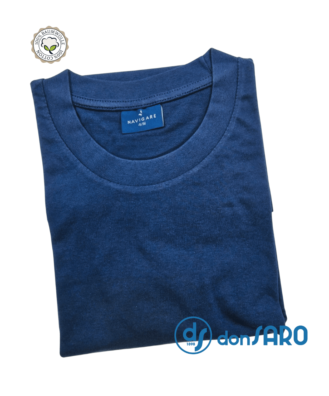 T-shirt uomo cotone NAVIGARE 513 manica corta girocollo - immagine 3