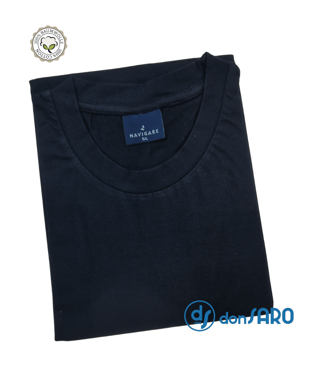 T-shirt uomo cotone NAVIGARE 513 manica corta girocollo - immagine 2