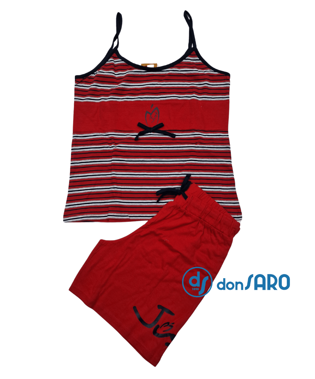 Pigiama donna spalla stretta e short, Marta Marzotto 4027