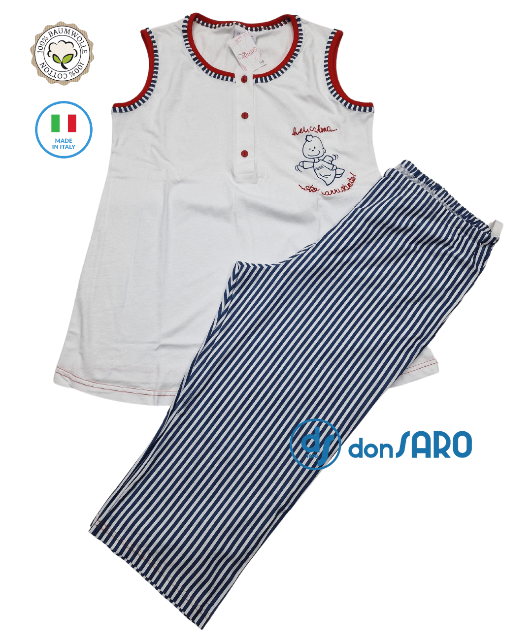 Pigiama donna premaman estivo, Vilfram 4585