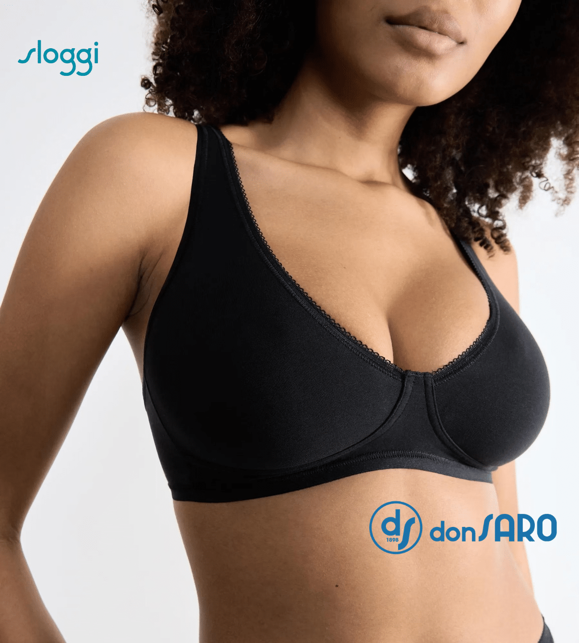 Reggiseno donna Sloggi Basic Soft Bra in cotone comfort - immagine 3
