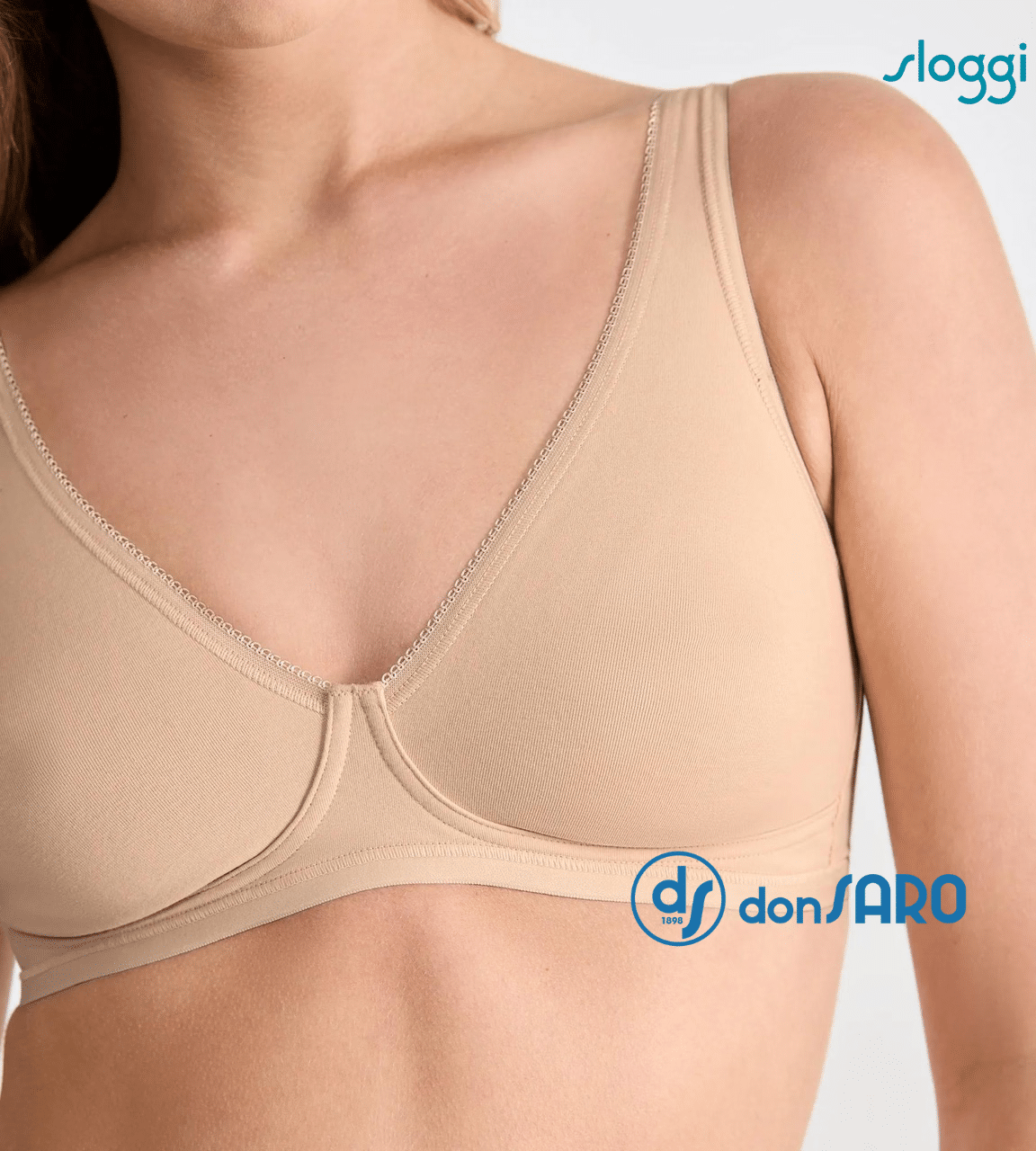 Reggiseno donna Sloggi Basic Soft Bra in cotone comfort - immagine 2