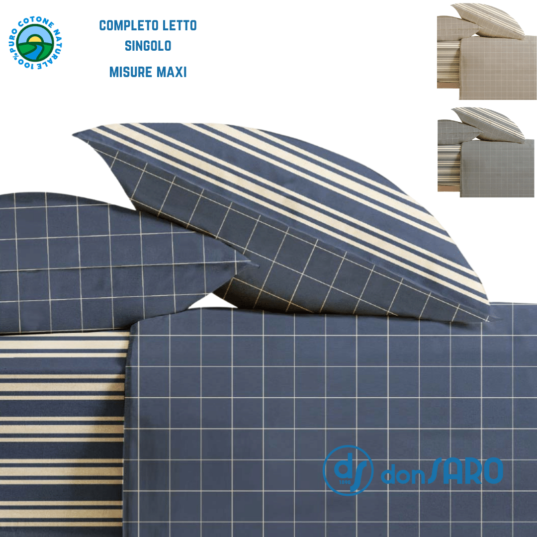 Lenzuola Singole Puro Cotone Maxi  Articolo Conan