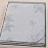 copriletto jacquard grigio perla piegato donsaro