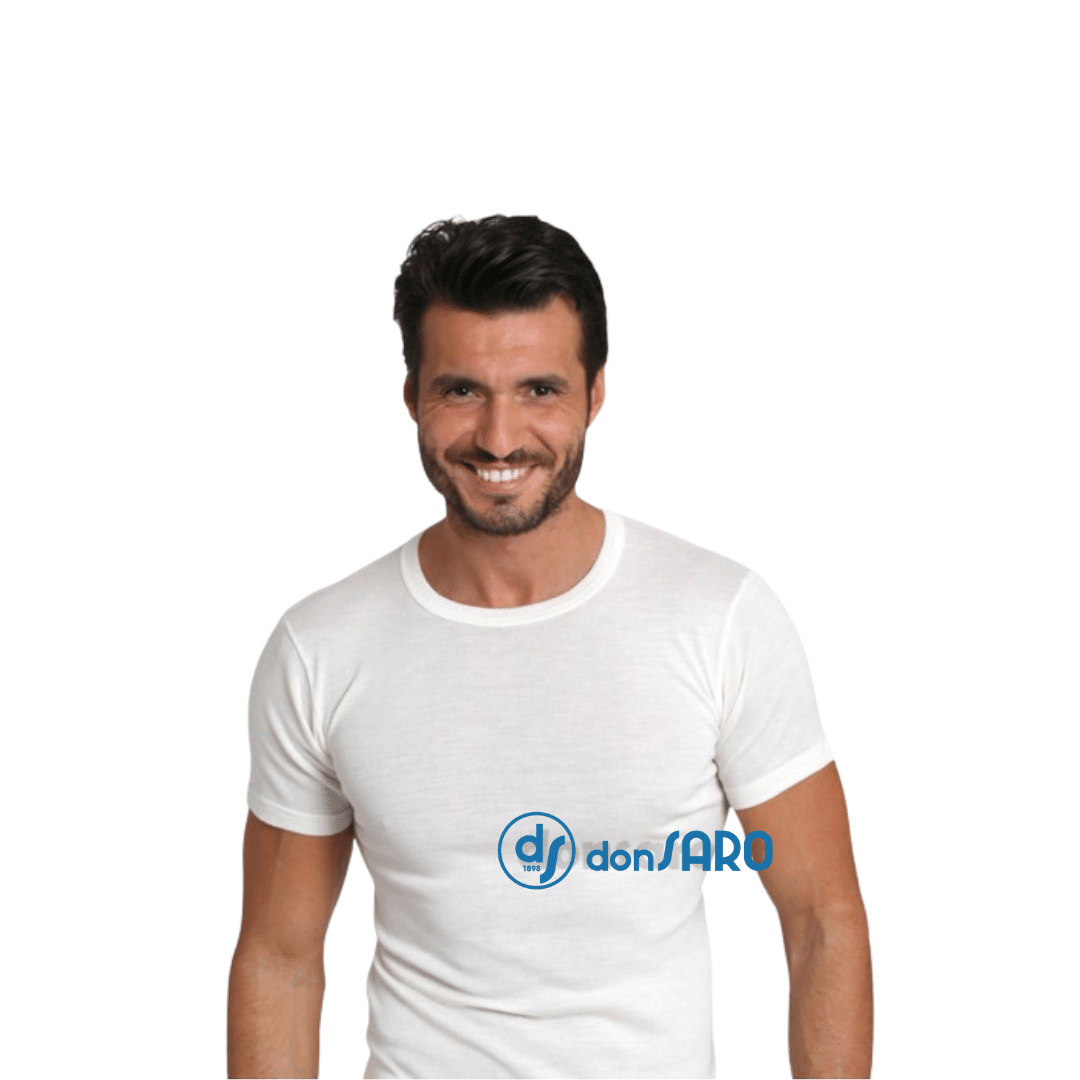 Maglia uomo girocollo double cotone lana, Chiara 18