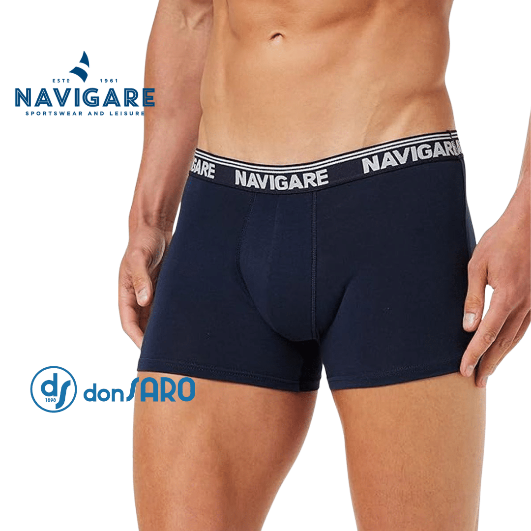 Boxer uomo Navigare cotone bielastico elastico esterno 573E - immagine 4