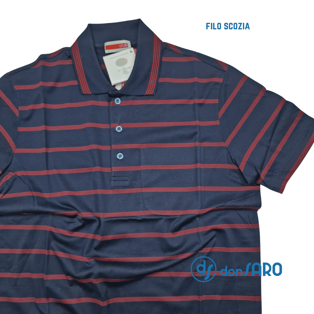 Polo Uomo Mezza Manica Filo di Scozia 50213 - immagine 2