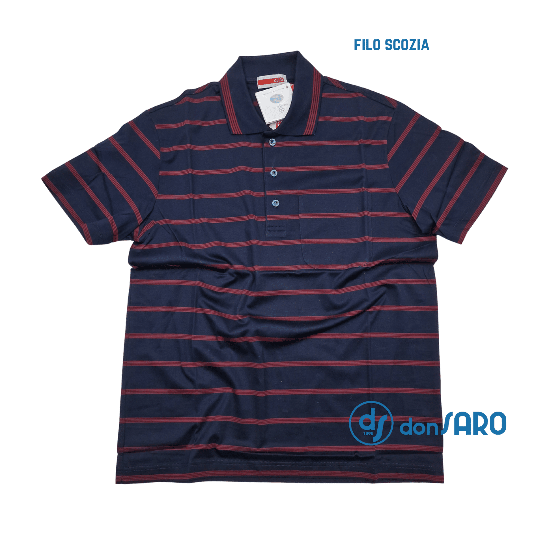 Polo Uomo Mezza Manica Filo di Scozia 50213