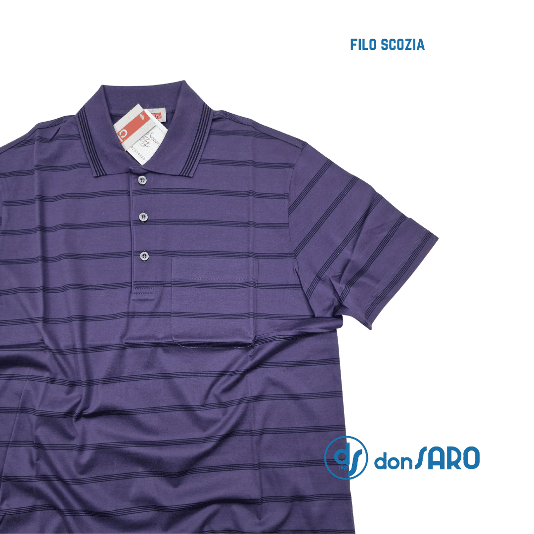 Polo Uomo Mezza Manica Filo di Scozia 50213 - immagine 4
