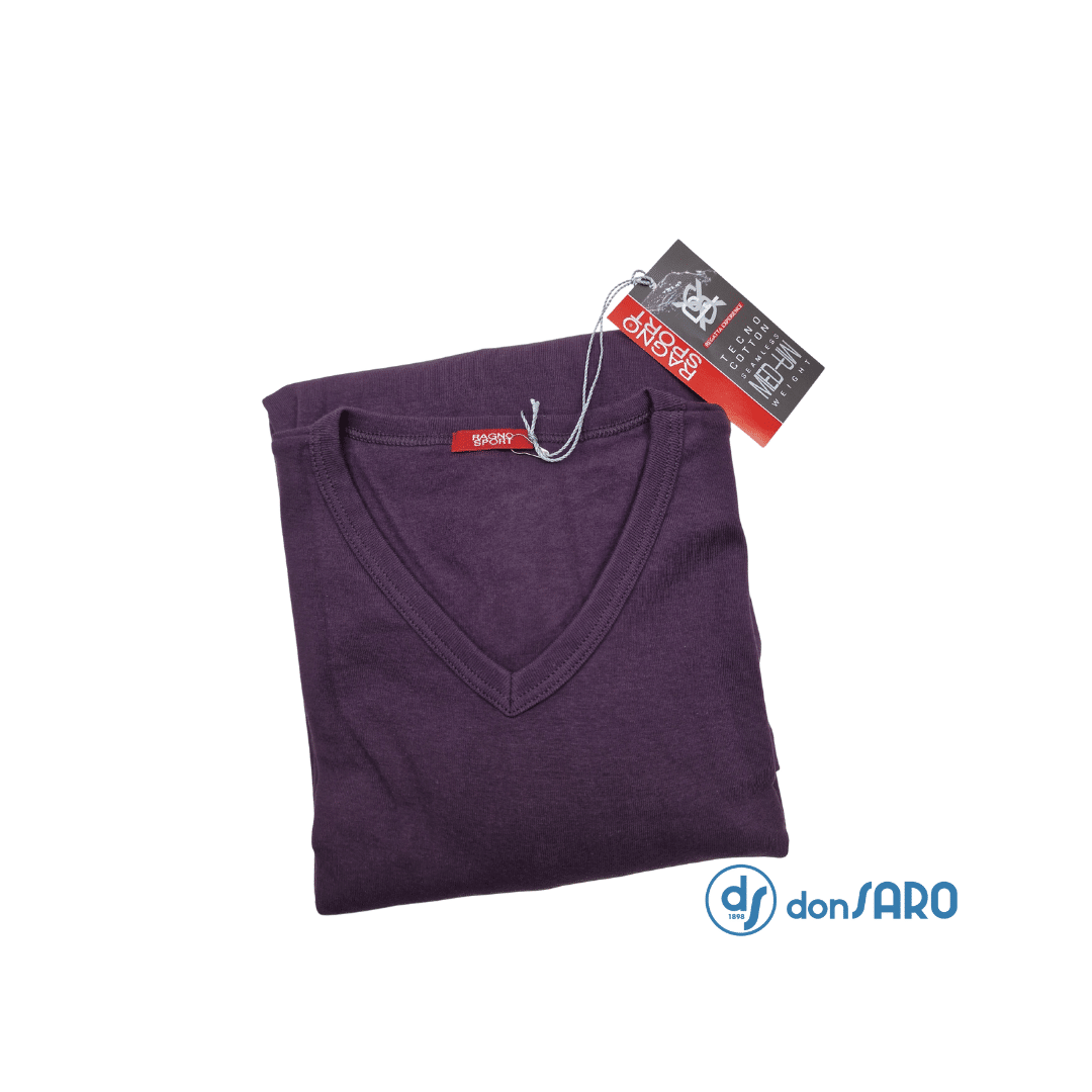 T-shirt uomo Ragno scollo a V seamless 6313V - immagine 2