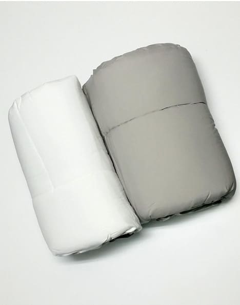 Trapunta matrimoniale microfibra double face bicolor - immagine 4