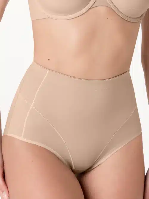 guaina modellante midi microfibra beige chiaro